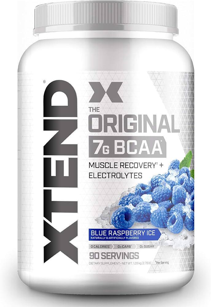 Комплекс аминокислот BCAA Scivation Xtend Blue Raspberry 90 serv