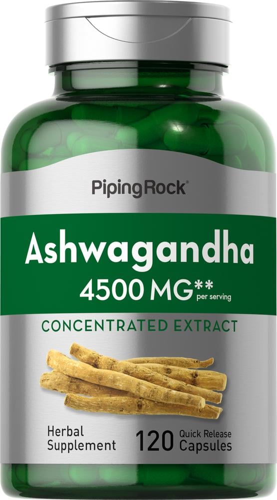 Добавка Ashwagandha 3000 mg для обслуговування 120 Quick Release Capsules