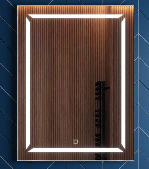 Зеркало Dim Dzerkal MELIA с LED-подсветкой + сенсорное управление 80х70 см (1641)