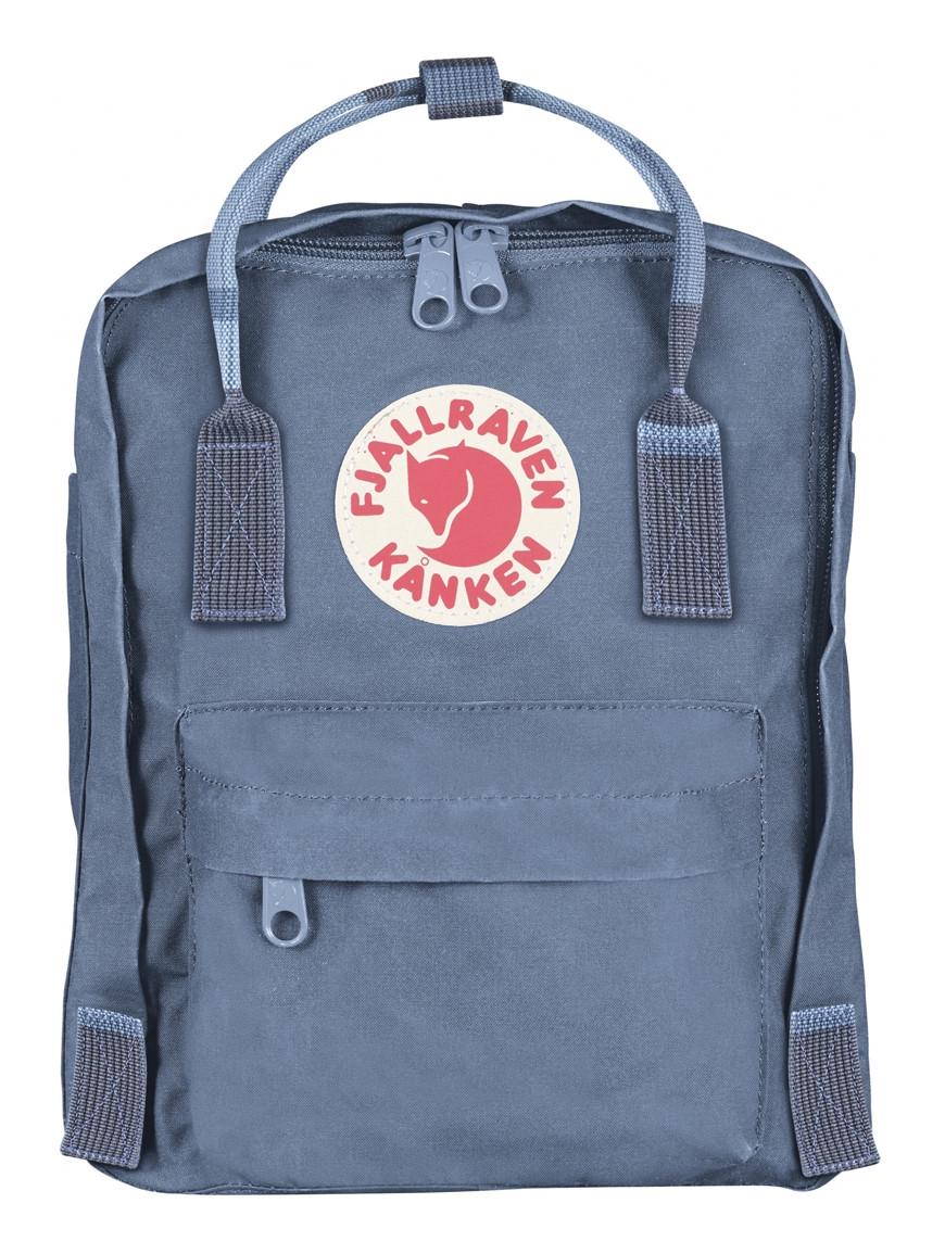 Рюкзак Fjallraven Kanken Mini Blue Ridge/Random Blocked (1004-23561.519-925)