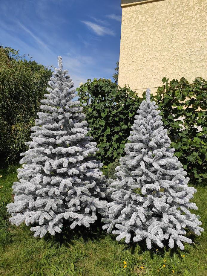 Штучна ялинка лита Буковельська засніжена з підставкою 1,80 м Зелений/Білий (NYT15284) - фото 8