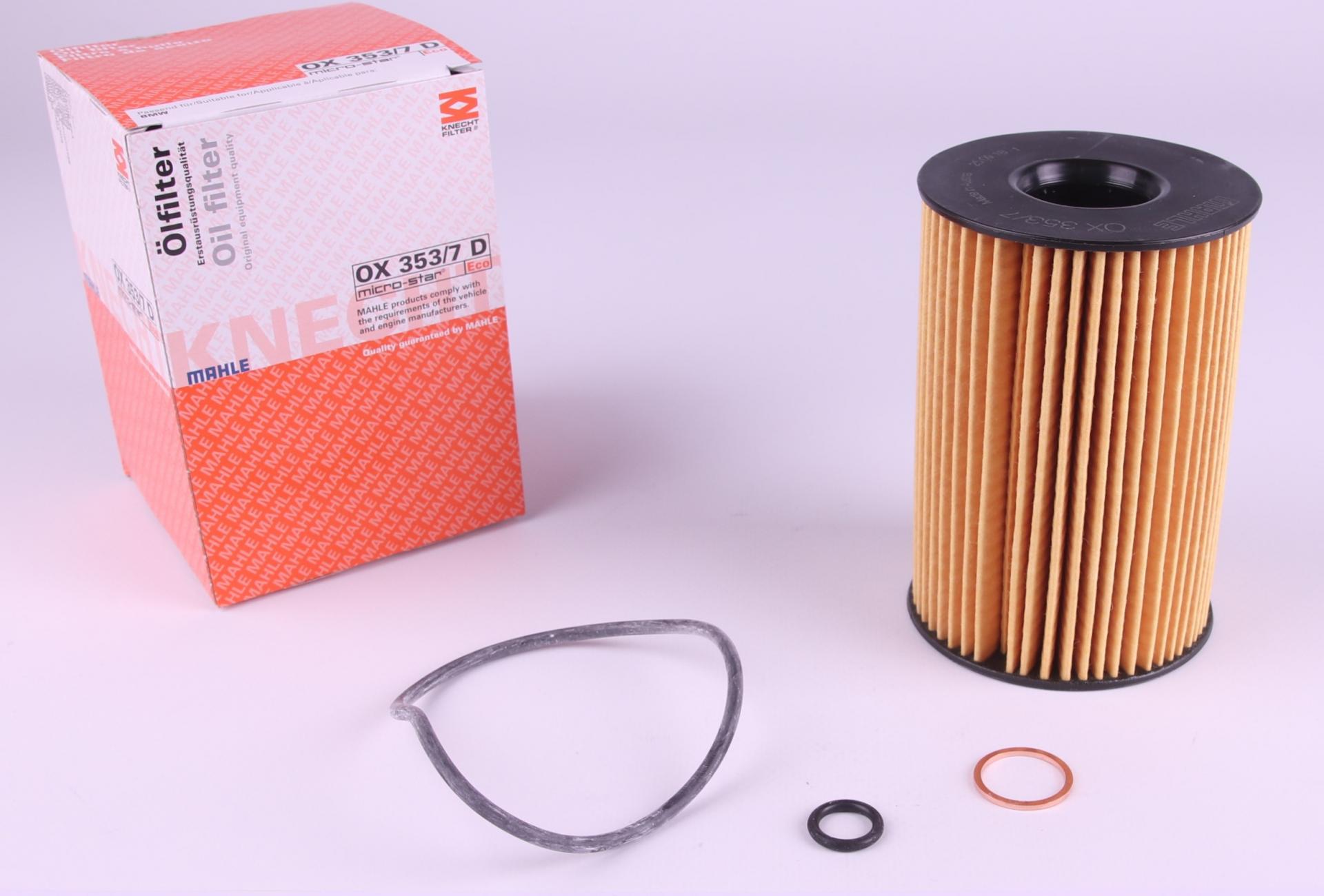 Фильтр масляный KNECHT для BMW 5 F10 M5 10- (OX 353/7D)