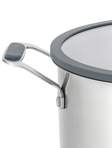 Каструля IQ Be Brave з кришкою нержавіюча сталь 5,5 л 24 см (IQ-2052-24) - фото 3 Каструля IQ Be Brave з кришкою нержавіюча сталь 5,5 л 24 см (IQ-2052-24) - фото 3