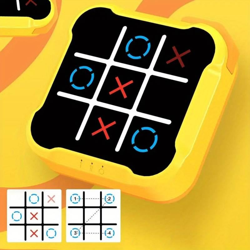 Игра в крестики-нолики Tic Tac Toe Bolt Game 3в1 электронная головоломка - фото 4