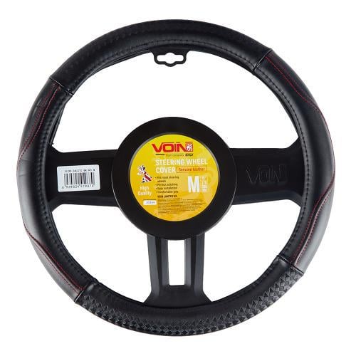 Чехол на руль VLOD-24LC10 BK/RD M Черный