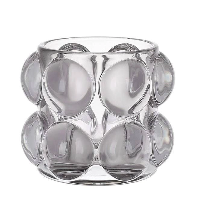 Подсвечник стеклянный Bauble 7 см 591-387 Серый (32999) Подсвечник стеклянный Bauble 7 см 591-387 Серый (32999)