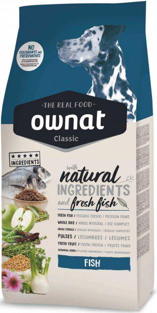 Корм сухой для собак Ownat Classic Fish 20 кг (24149755)