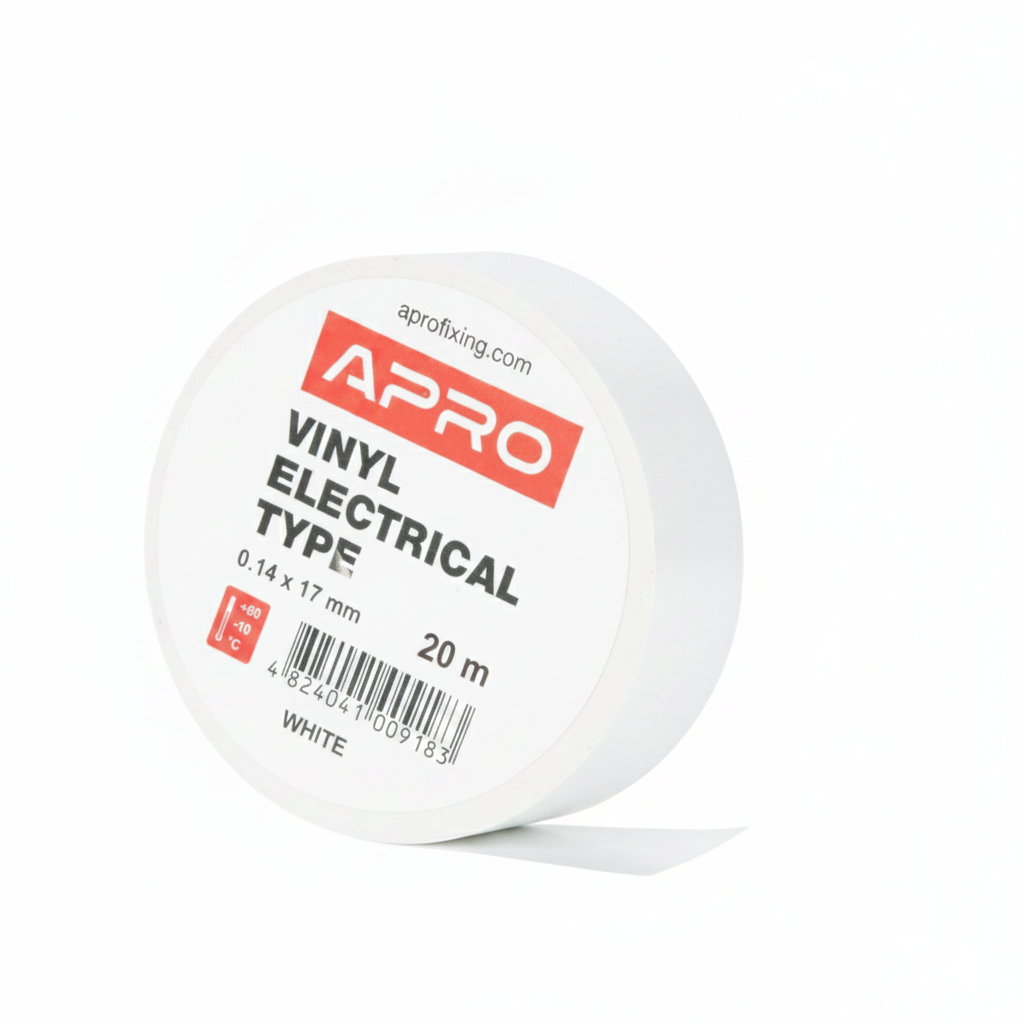 Iзоляцiйна стрiчка Apro 0,14х17 мм 20 м Бiлий (2983438938) Iзоляцiйна стрiчка Apro 0,14х17 мм 20 м Бiлий (2983438938)