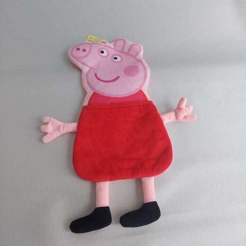 М'яка іграшка Kinder Toy Свинка Пеппа карман 46x35x1 см (00855)