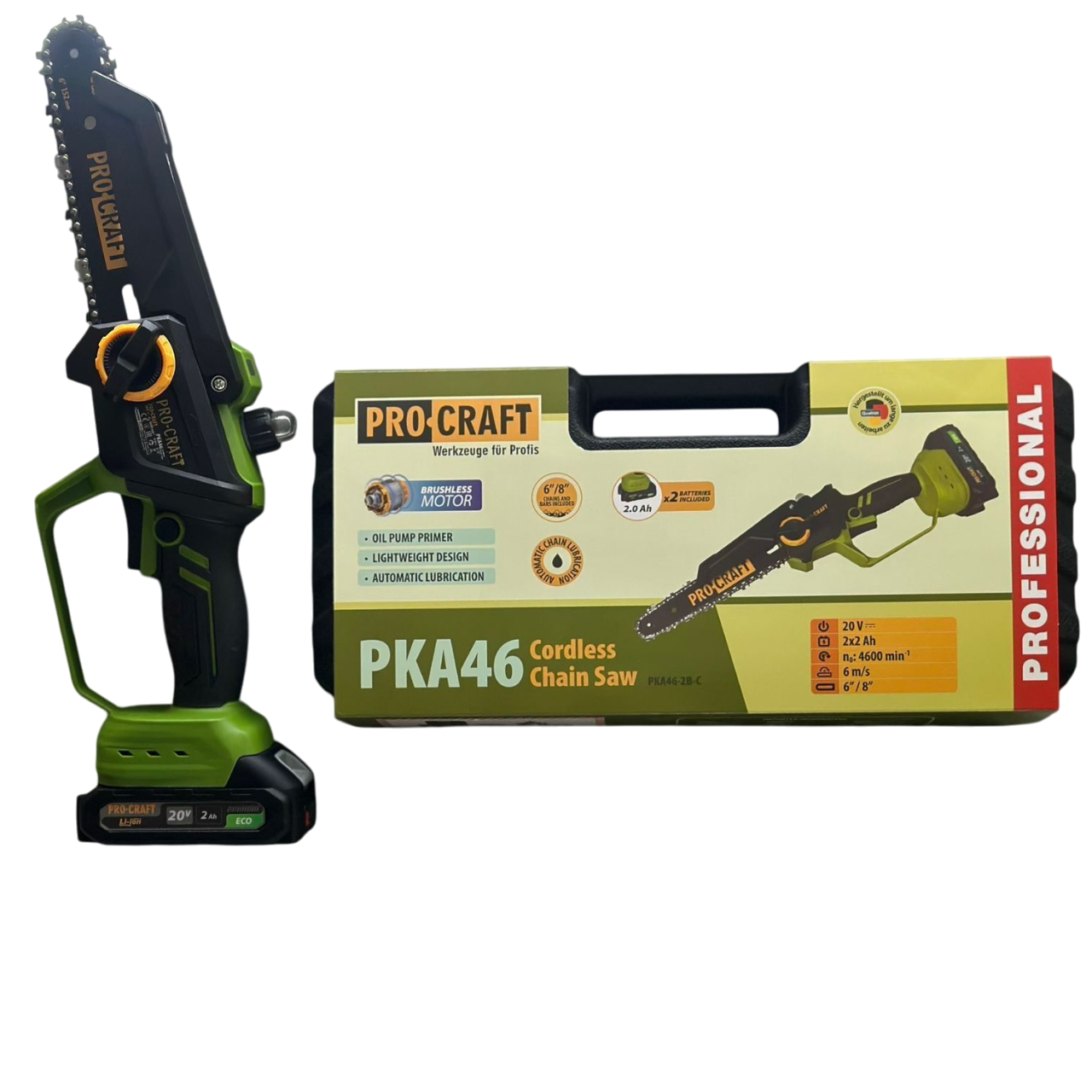 Пила аккумуляторная ProCraft PKA46 мини 2 АКБ и зарядное устройство (2548168426) - фото 5