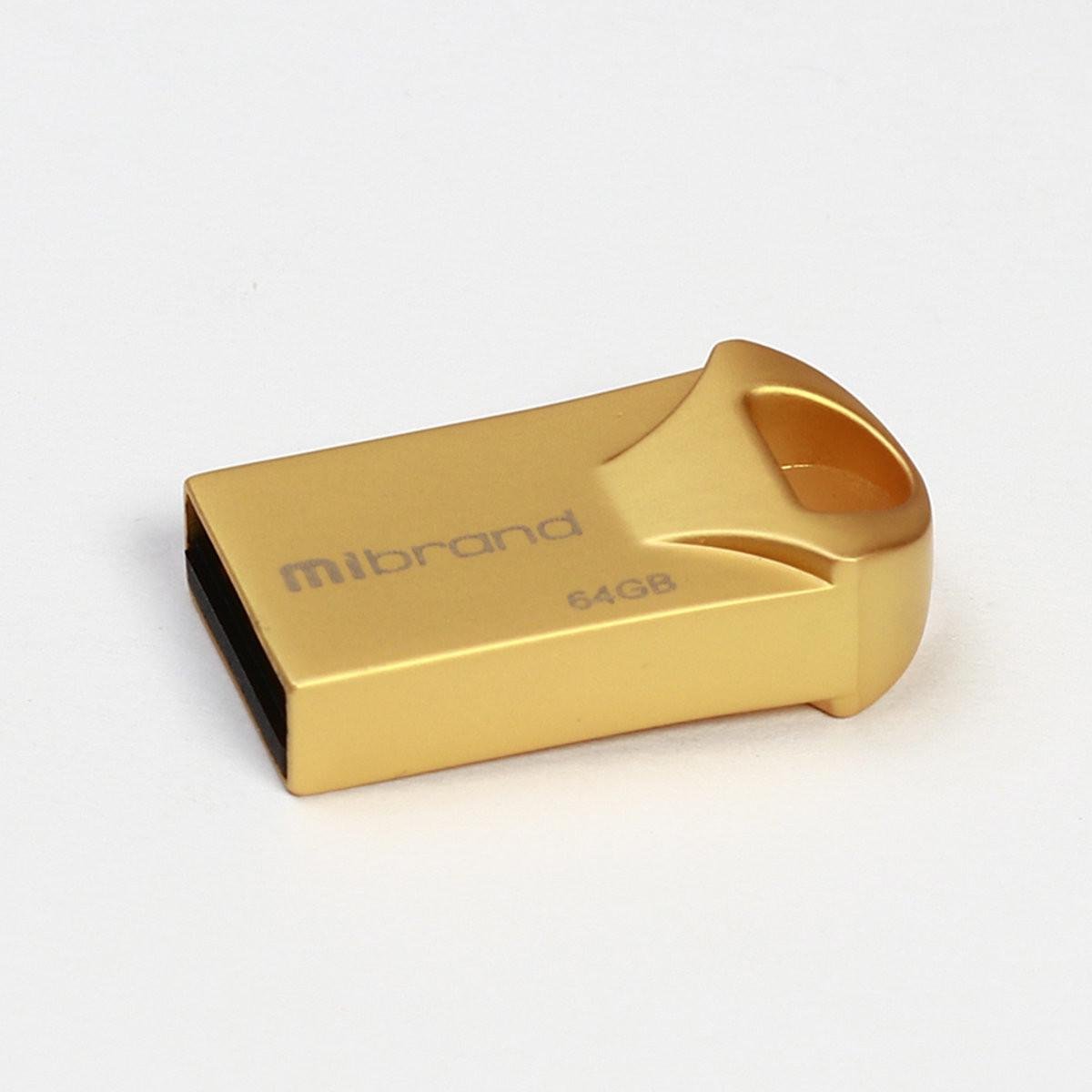 Flash Mibrand USB 2.0 Hawk 64Gb Gold (29caa1-15497)