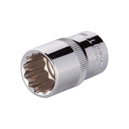 Головка Intertool 12-гранная 1/2” 17×38 мм (ET-0217)