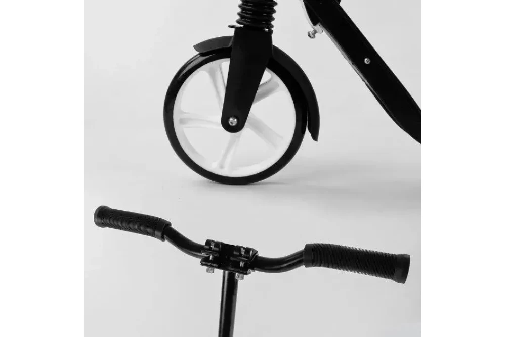 Самокат двухколесный Best Scooter 87280 зажим руля/колеса PU 20 см/1 амортизатор (374290) - фото 5