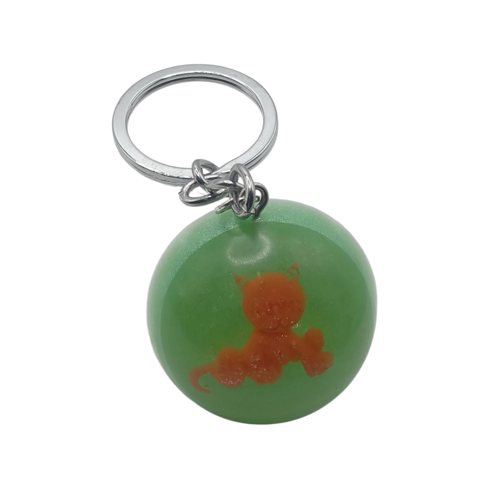 Брелок Рыжий Кот 2 ручная работа 35 мм Зеленый (1144) Брелок Рыжий Кот 2 ручная работа 35 мм Зеленый (1144)