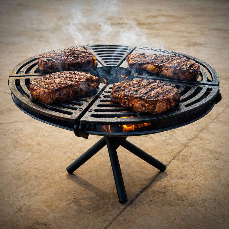 Чаша костровая Steelagro Grill Bastion с чугунными решетками 760х6 мм (SA-05-004.60ЧР)