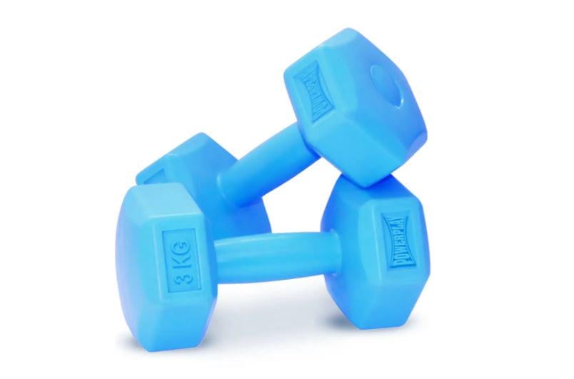 Гантелі 4124 PowerPlay Hercules 2x3 кг композитні Блакитний (PP_4124_3kg)