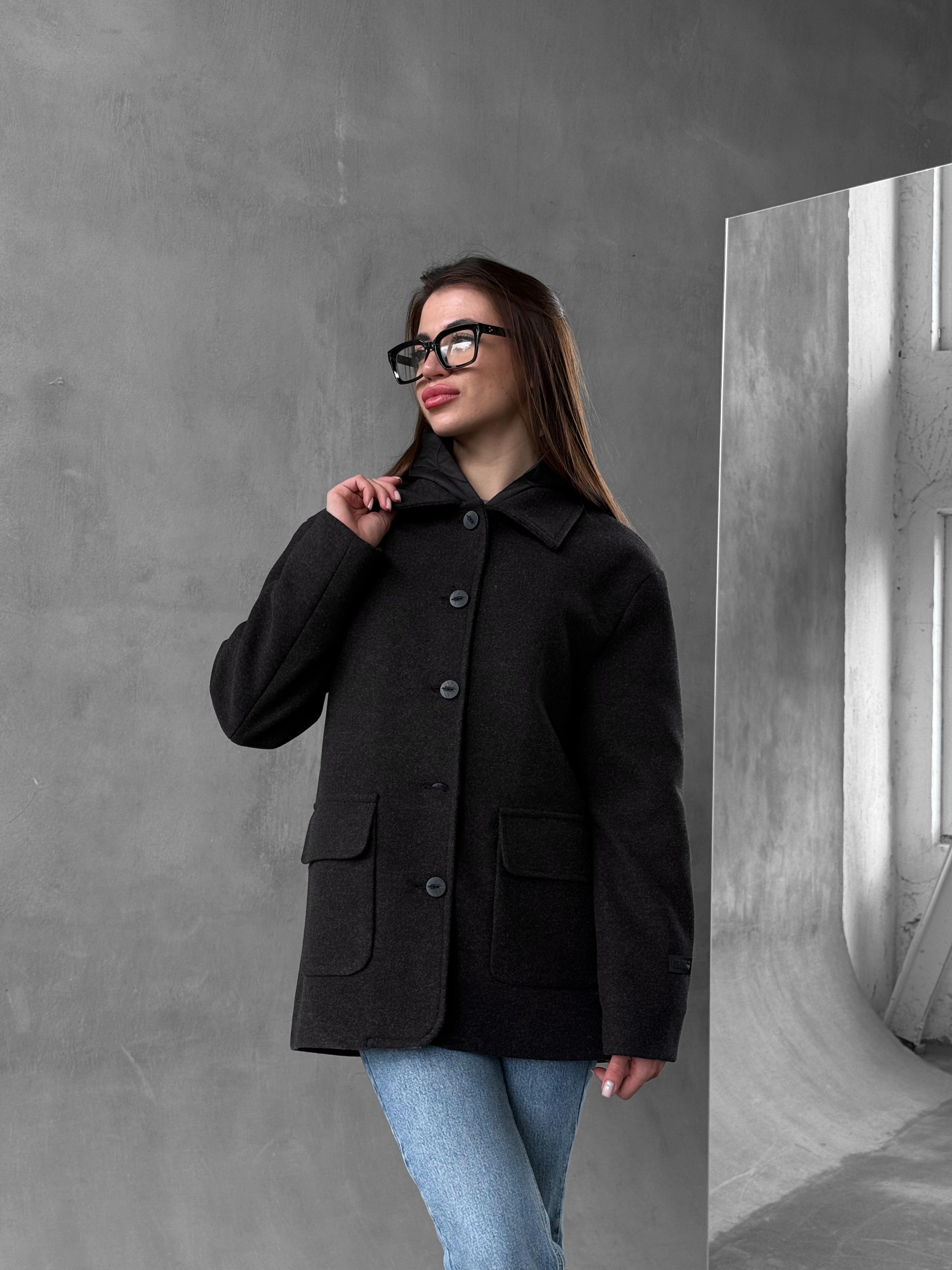 Куртка женская демисезонная DV-007 р. 44 Черный (29163336)