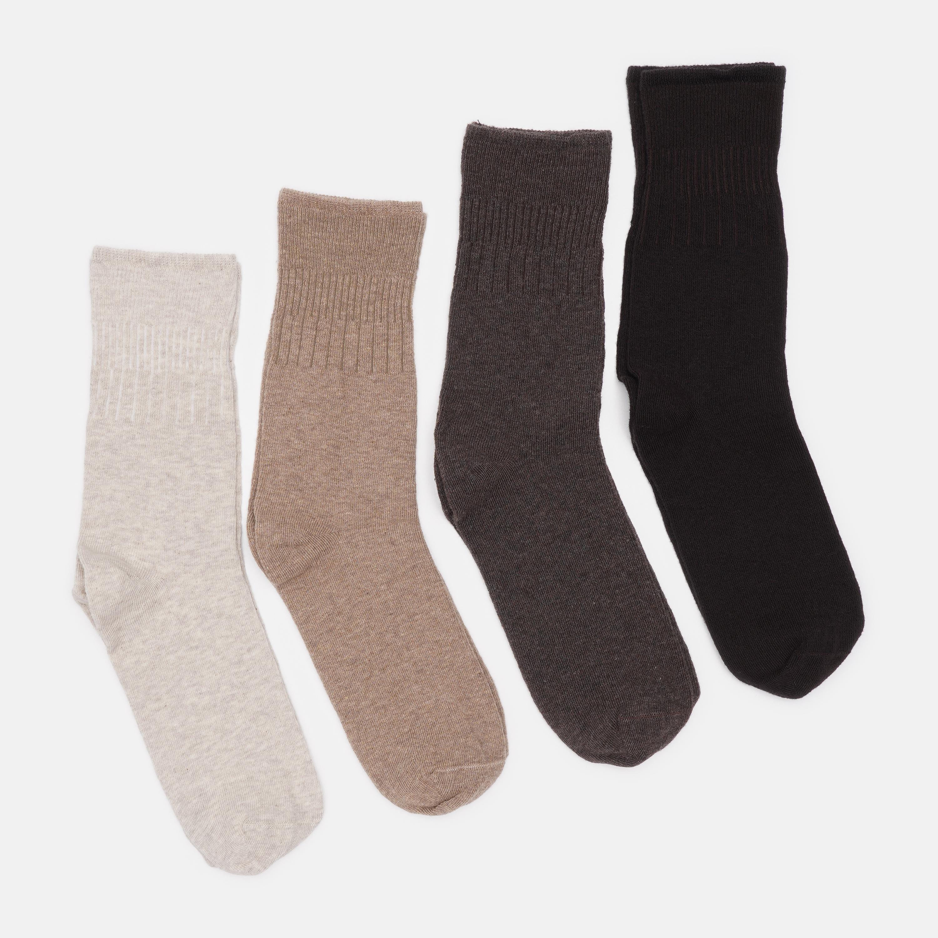 Шкарпетки C&A р. 35-38 4 пари Бежево-коричневий (2909652114)