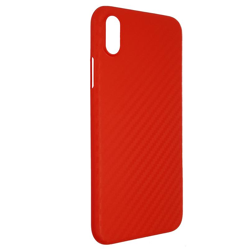 Чехол Anyland Carbon Ultra thin для Apple iPhone X/XS Red (29caa1-3092)