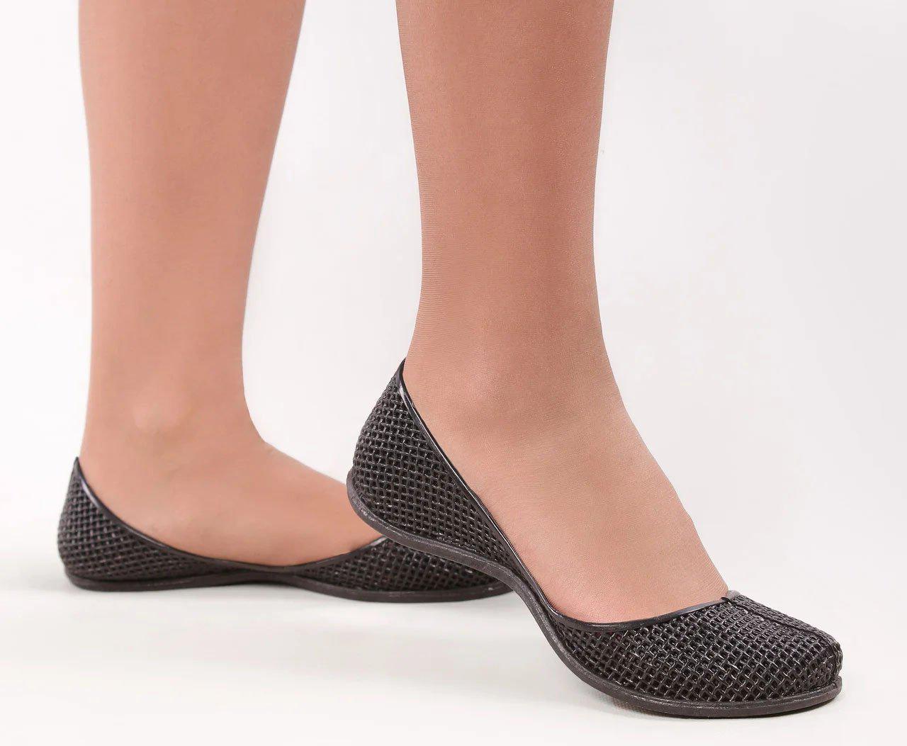 Балетки силиконовые 39 Черный