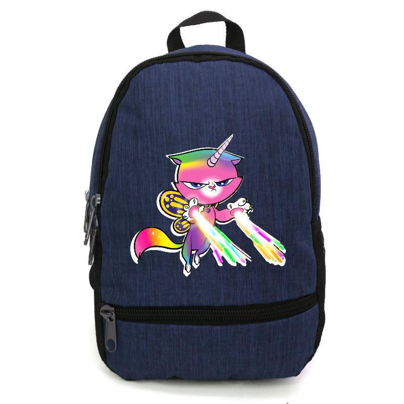Школьный рюкзак детский Cappuccino Toys с принтом Rainbow Butterfly с принтом Unicorn Kitty-002 12,5 л (1423850712)