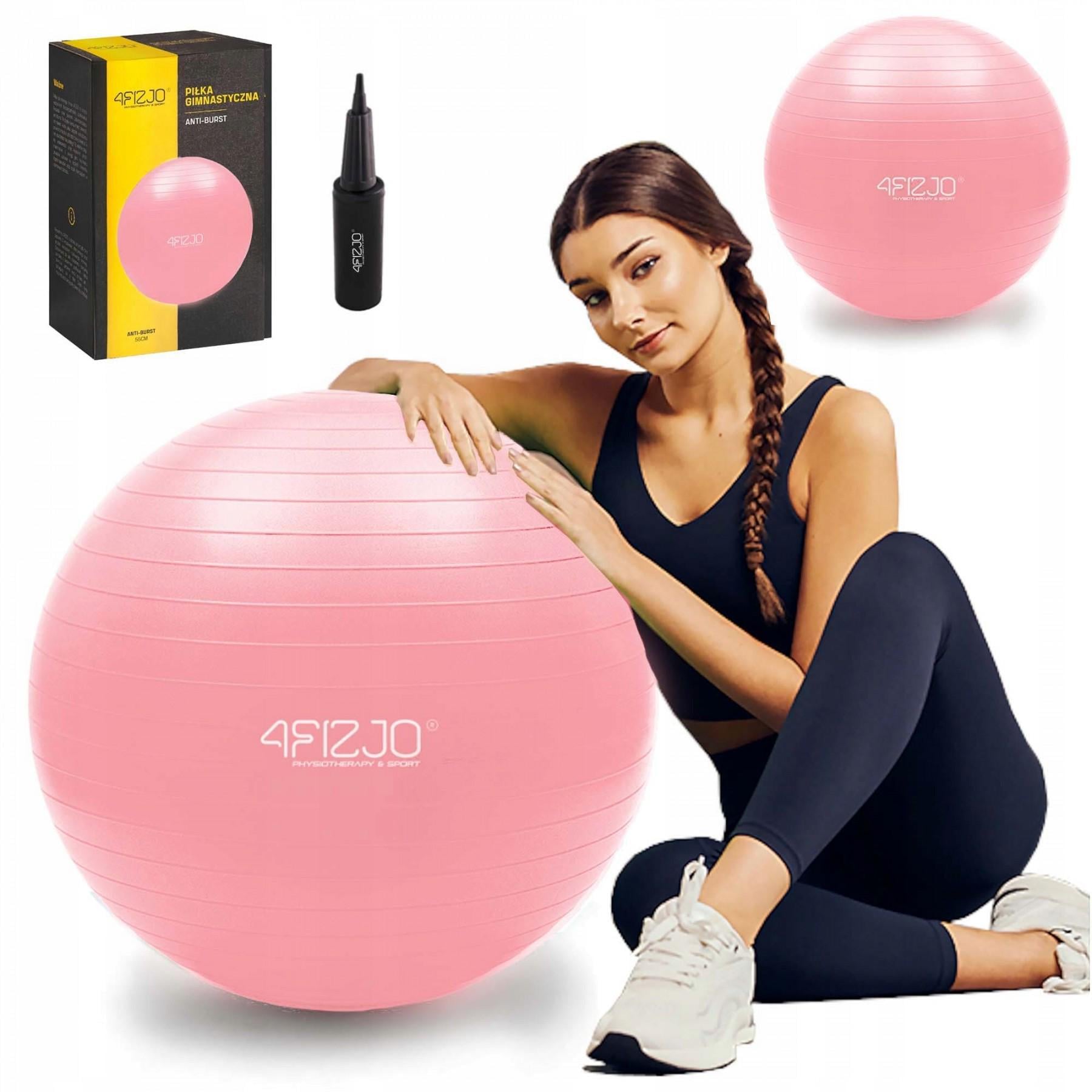 Мяч для фитнеса 4fizjo Anti-Burst 65 см Pink (4FJ0401) Мяч для фитнеса 4fizjo Anti-Burst 65 см Pink (4FJ0401)