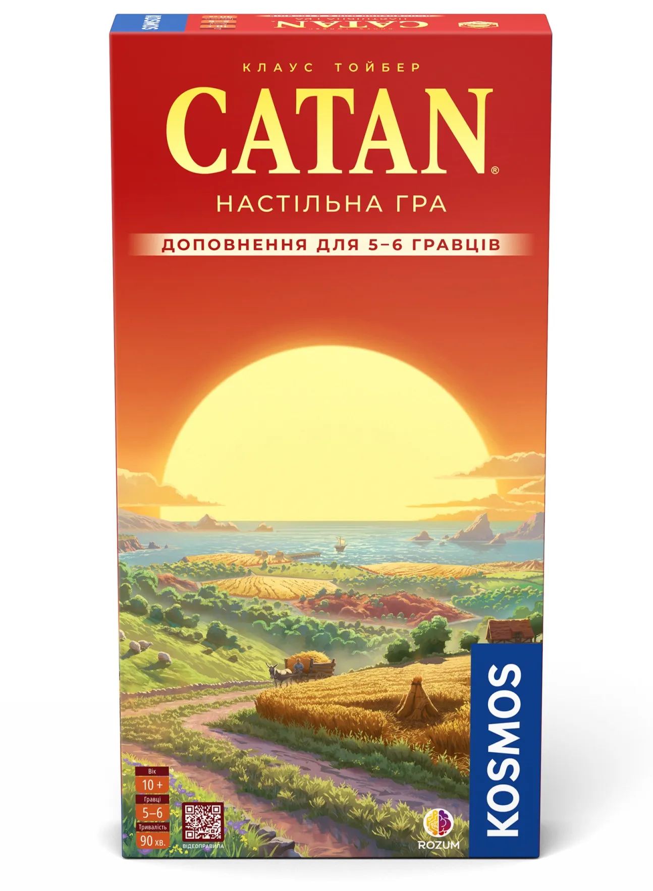Настольная игра CATAN дополнение для 5-6 игроков на украинском (000052)