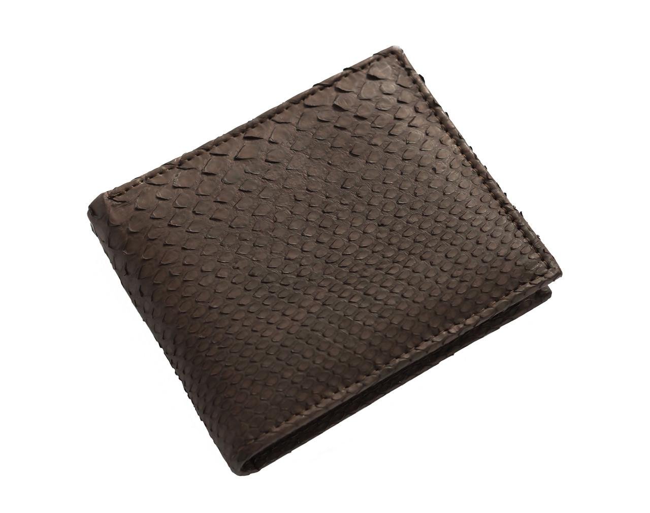 Портмоне из кожи питона Коричневый (snw 27) Портмоне из кожи питона Коричневый (snw 27)