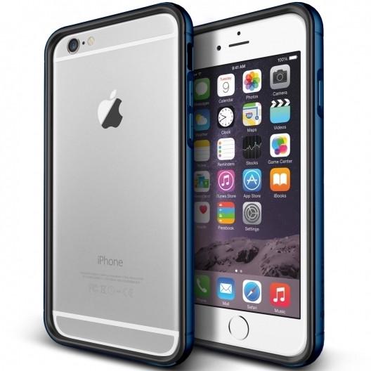 Чехол бампер Verus Iron Bumper Case for iPhone 6/6S, Black/Blue Чехол бампер Verus Iron Bumper Case for iPhone 6/6S, Black/Blue