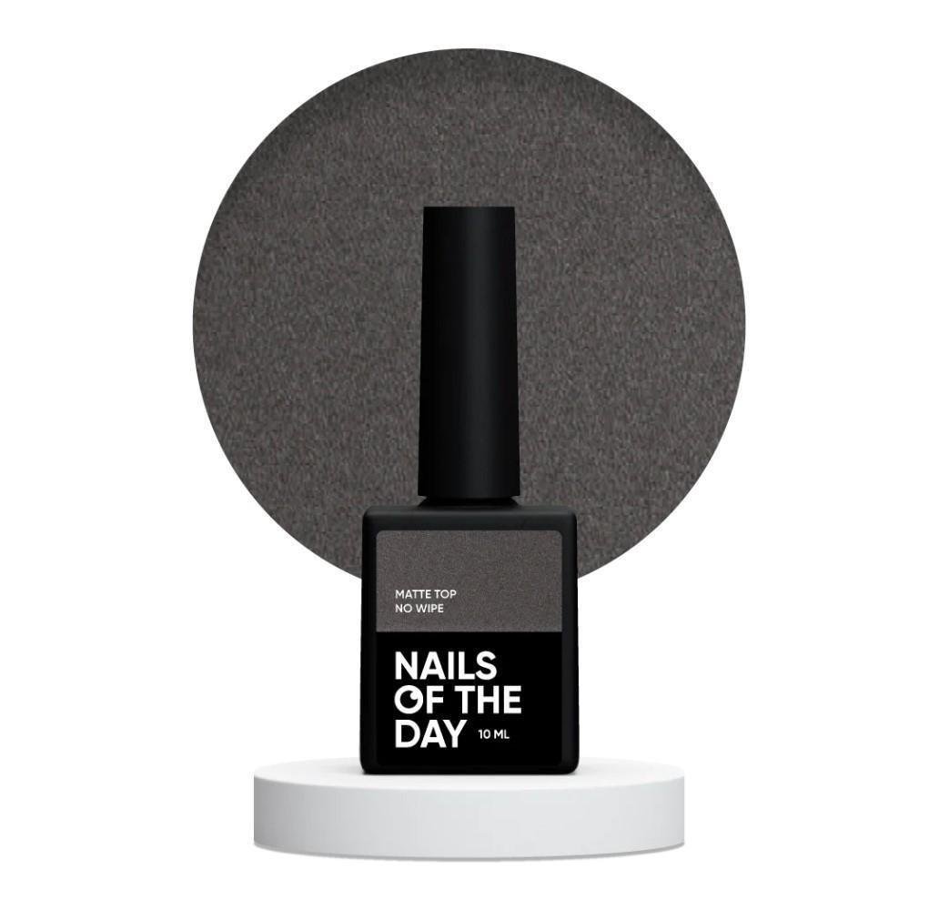 Топ без липкого слоя матовый Nails Of The Day Matte top no wipe с уф-фильтрами 10 мл (2540058940)