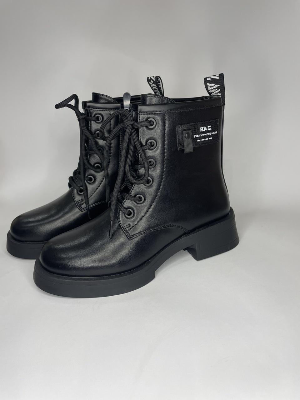 Черевики дитячі демісезонні Paliament 3975/37 р. 37 24 см Чорний (31804802)