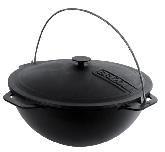 Котел чавунний азіатський Brizoll 10 л з кришкою (30226630)
