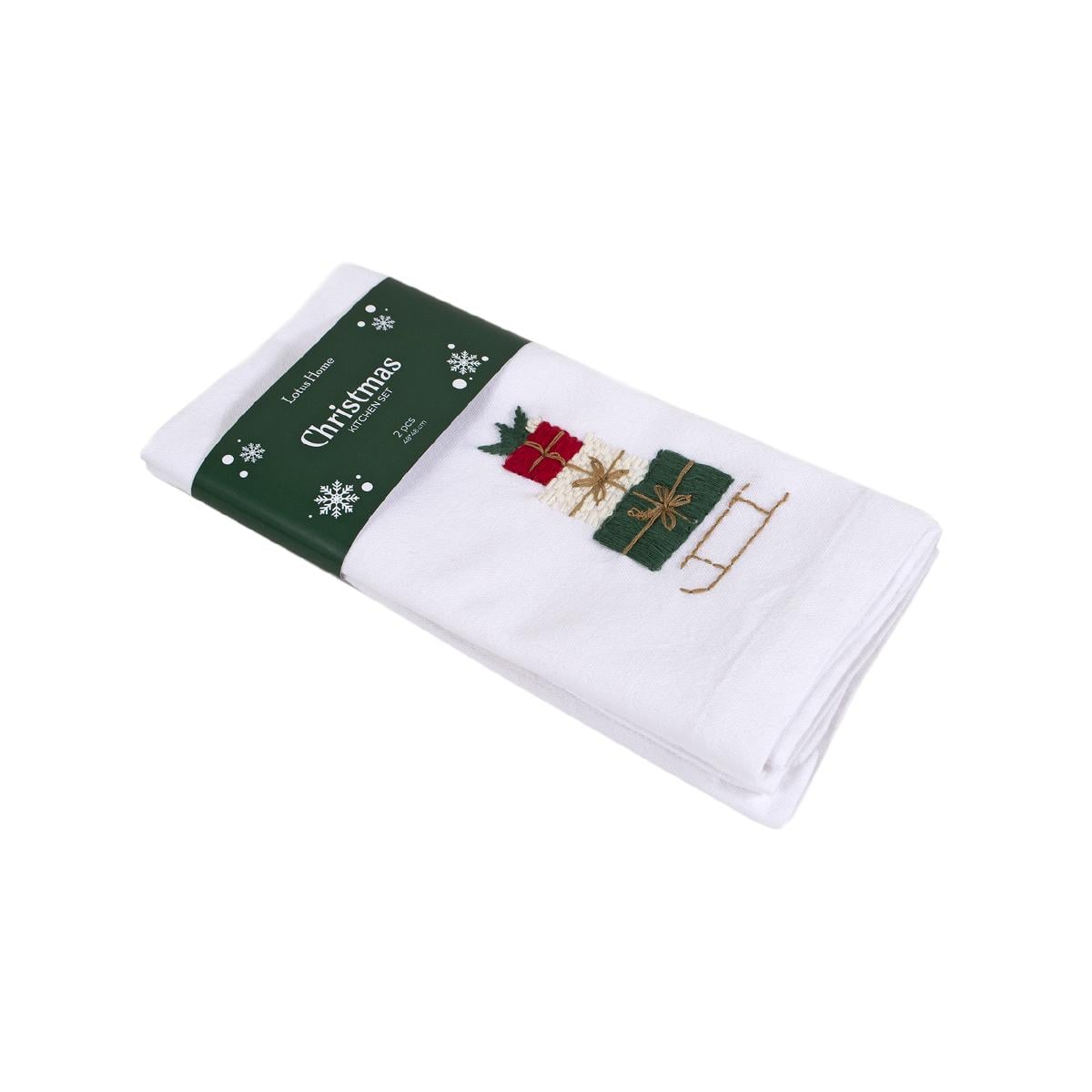 Набор столовых салфеток Lotus Home Christmas Present 48x48 2 шт. (SVT-2000022336741)