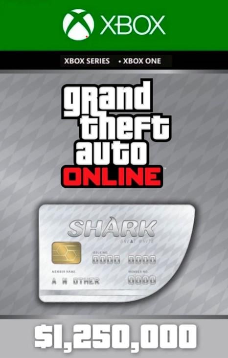 Електронний ключ GTA Online Great White Shark $1 250 000 (000257)