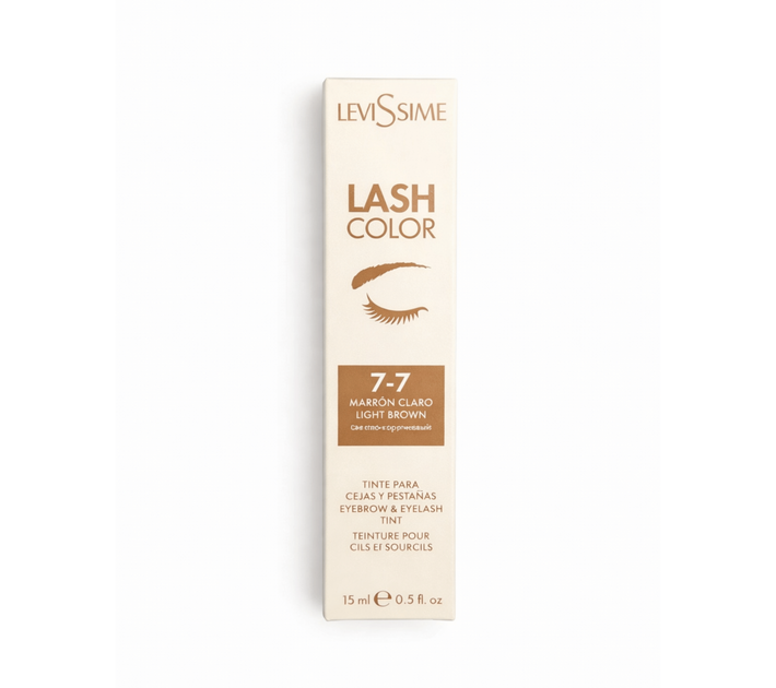 Фарба для брів та вій LeviSsime Lash Color №7.7 15 мл Light Brown (011206)