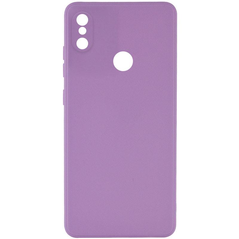 Противоударный силиконовый чехол Candy Full Camera для Xiaomi Redmi Note 5 Pro / Note 5 (AI Dual Camera) Сиреневый