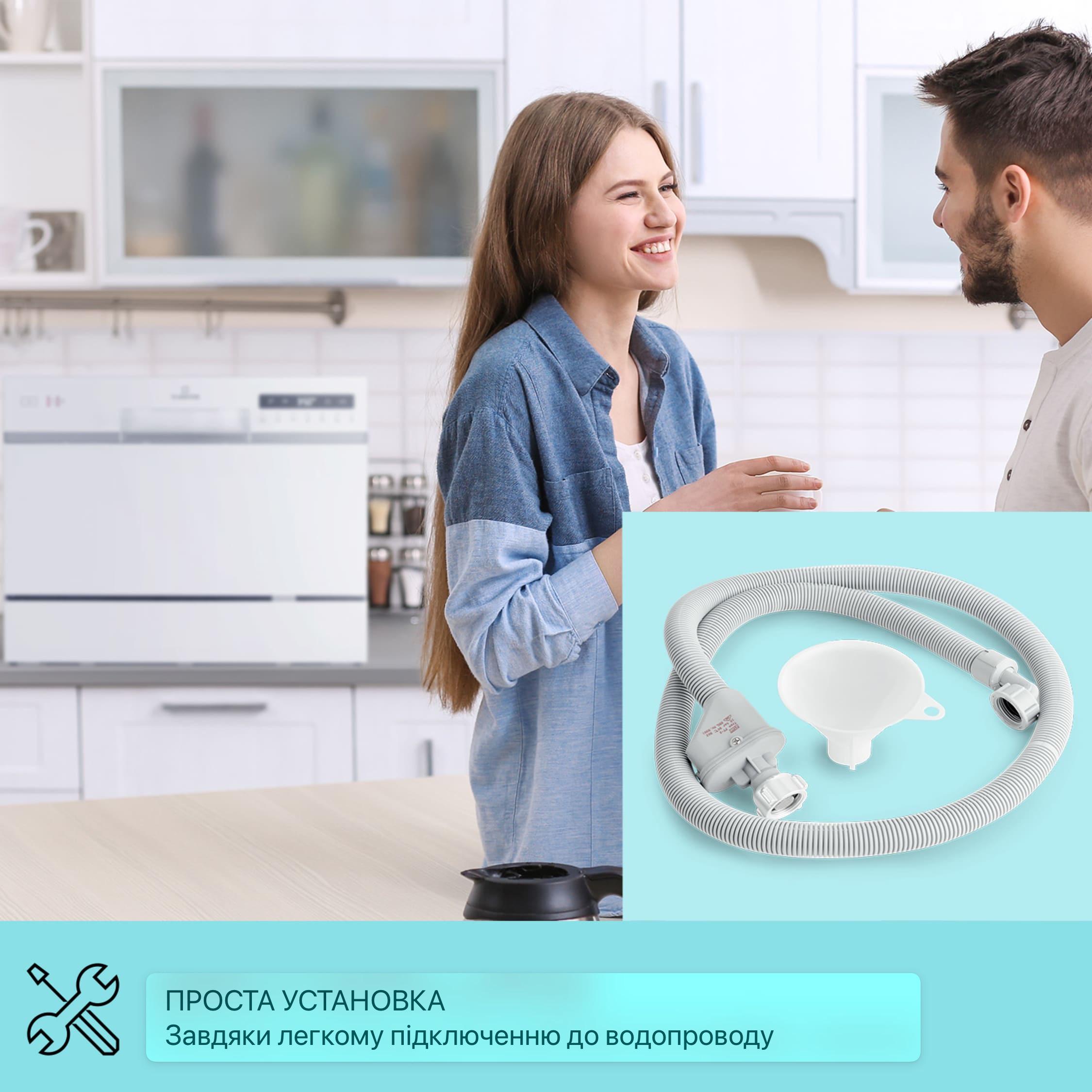 Посудомийка KLARSTEIN Amazonia 6 Smart 1380Вт (10041885) - фото 7