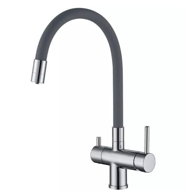 Смеситель для кухни Gappo G4398-30 с выходом для питьевой воды с гибким изливом (57960)