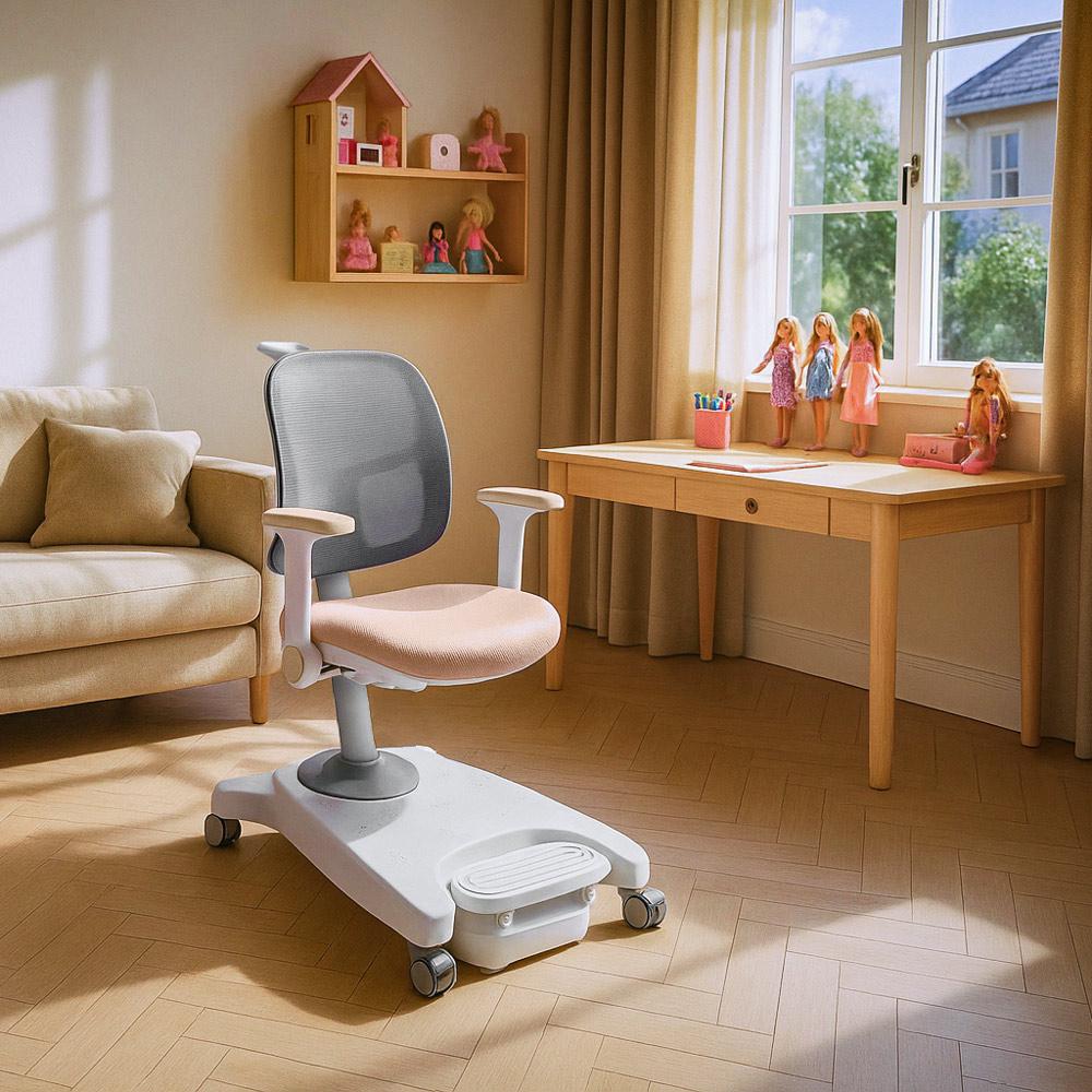 Крісло дитяче Mealux Supra Air Персиковий/Cірий (Y-108 PG) - фото 2 Крісло дитяче Mealux Supra Air Персиковий/Cірий (Y-108 PG) - фото 2