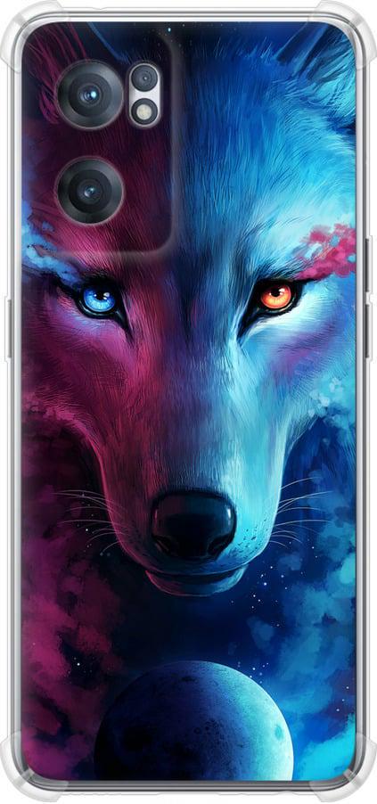 Чохол на OnePlus Nord CE 2 Арт-вовк (3999sp-2589-42517)