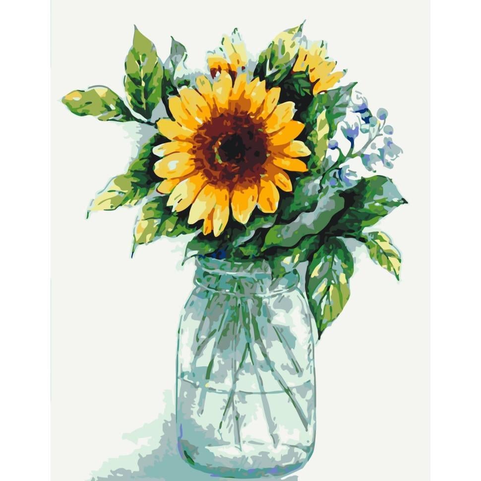 Картина по номерам ART CRAFT Солнечный цветок 40х50 см (13136-AC)