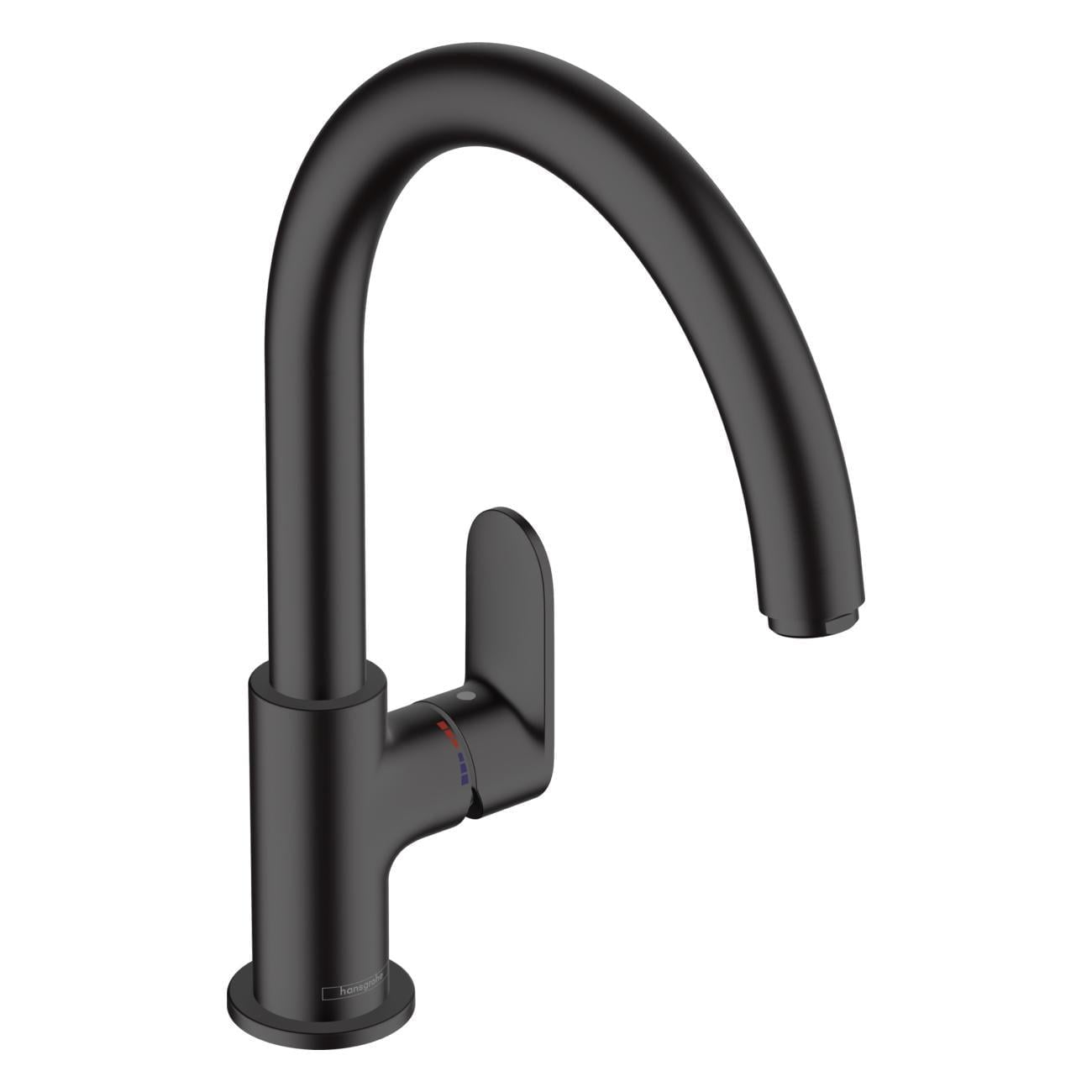 Смеситель кухонный Hansgrohe Vernis Blend однорычажный Черный (37460495) Смеситель кухонный Hansgrohe Vernis Blend однорычажный Черный (37460495)