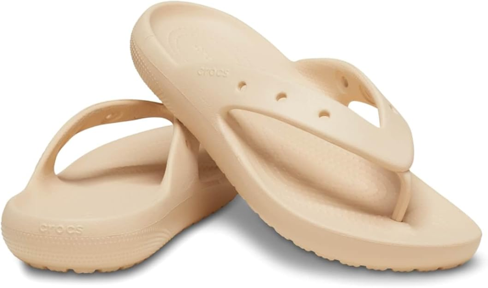 Сабо Crocs Classic Flip v2 р. 39-40 Бежевий (19055)