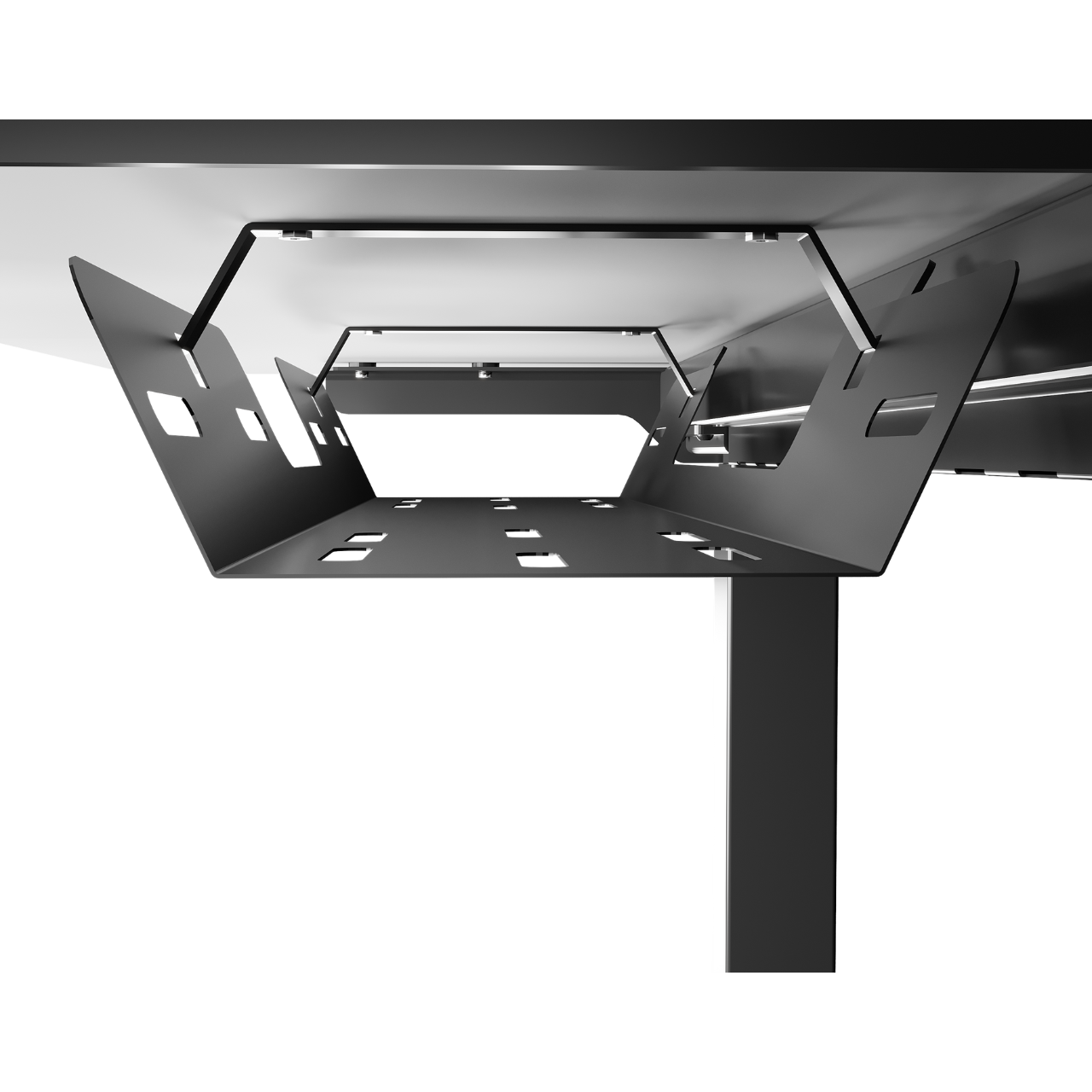 Органайзер для кабелей TEHNOTABLE для компьютерного стола Черный (045-02-01) Органайзер для кабелей TEHNOTABLE для компьютерного стола Черный (045-02-01)