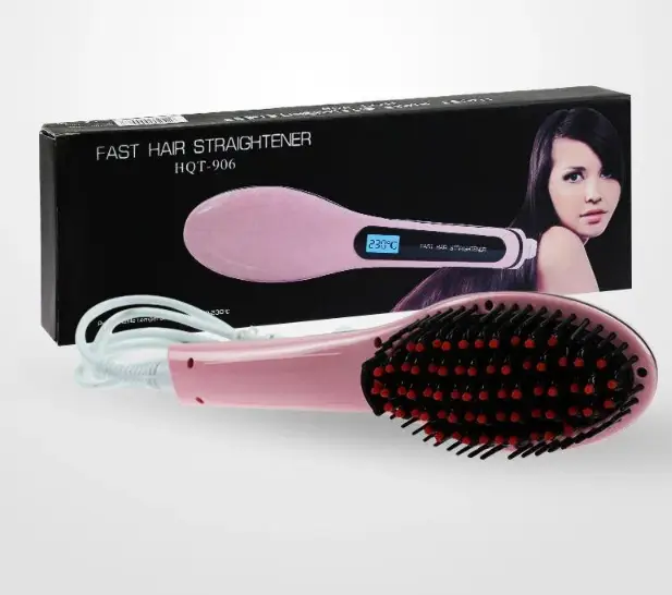 Гребінець-випрямляч для волосся електричний (Hair Straightener HQT-906) - фото 3