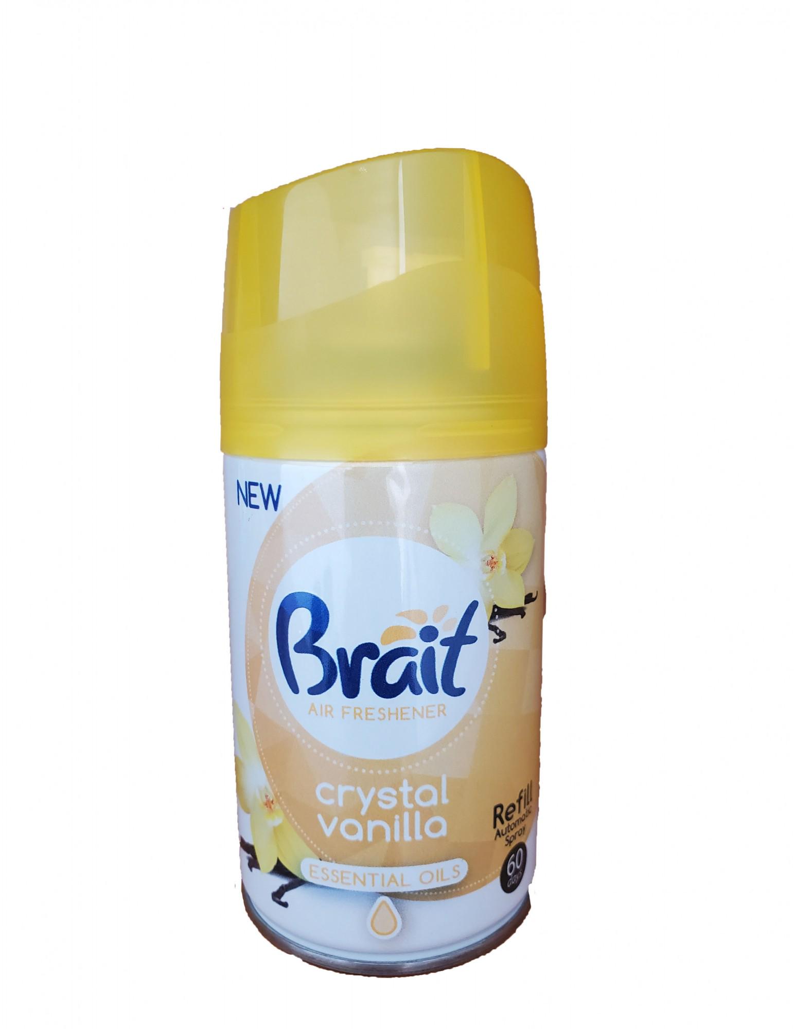 Освіжувач повітря Brait Crystal Vanilla змінний балон 250 мл