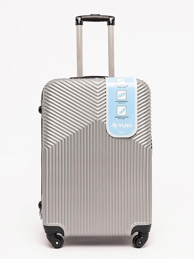 Чемодан мужской ЦБ-00197812 L Серебристый (SKT000862142)