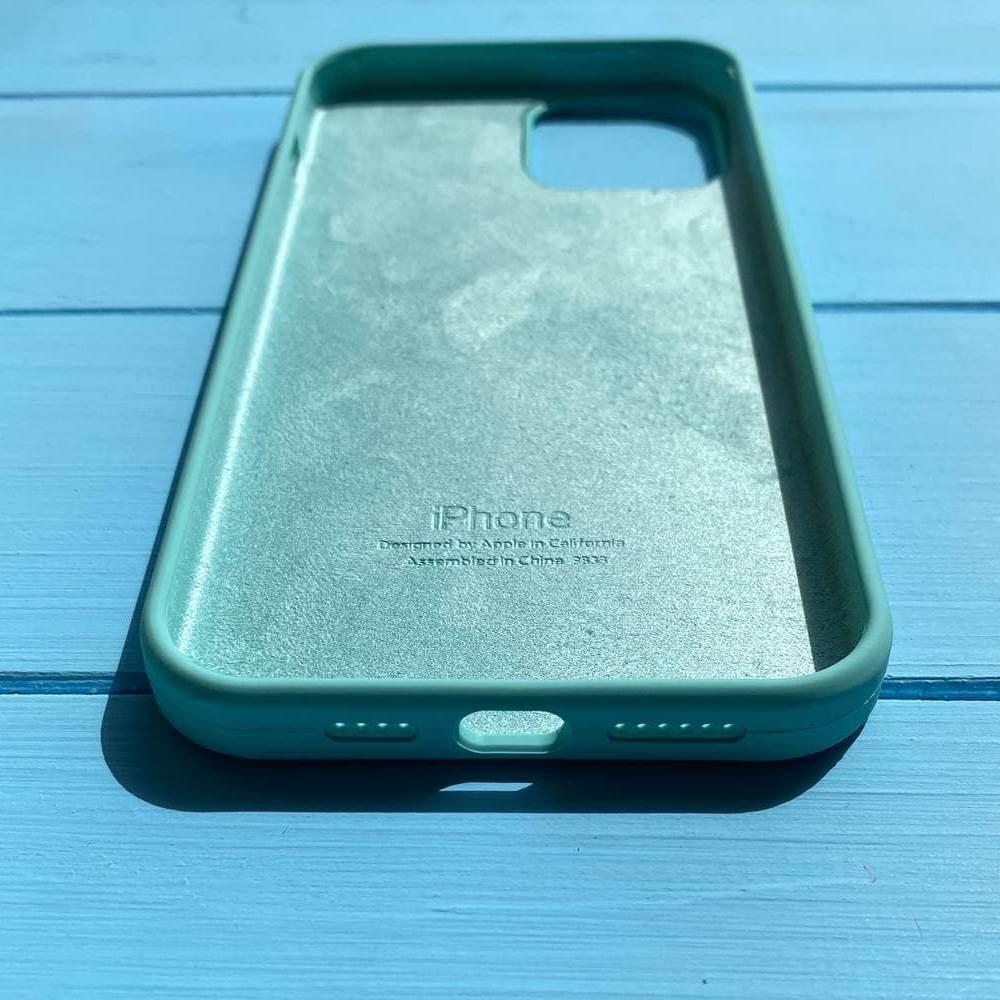 Чехол Silicone Case для Apple iPhone 12 Mini Ice Mint - фото 2