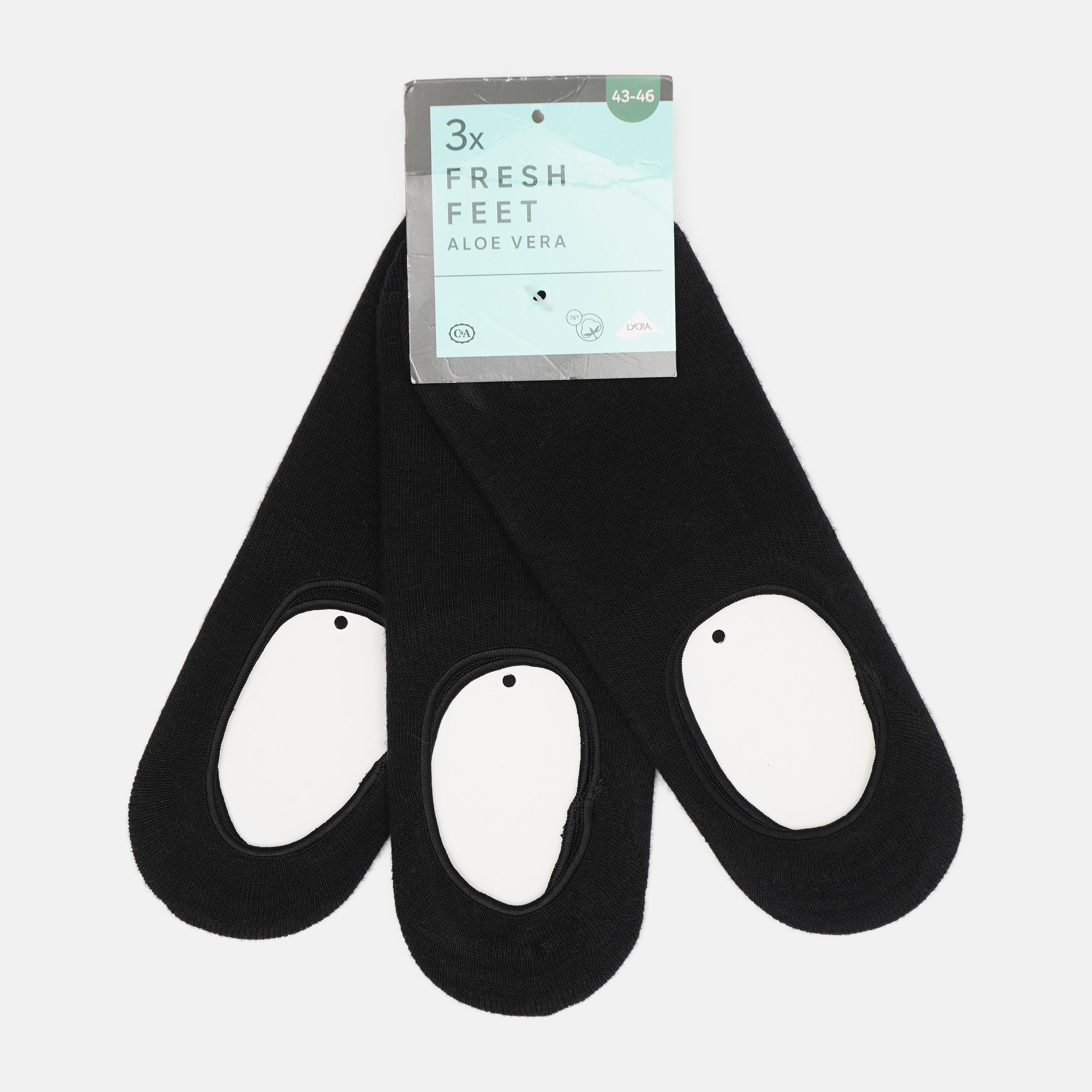 Носки C&A 3 пары р. 39-42 Черный (9531479840510)