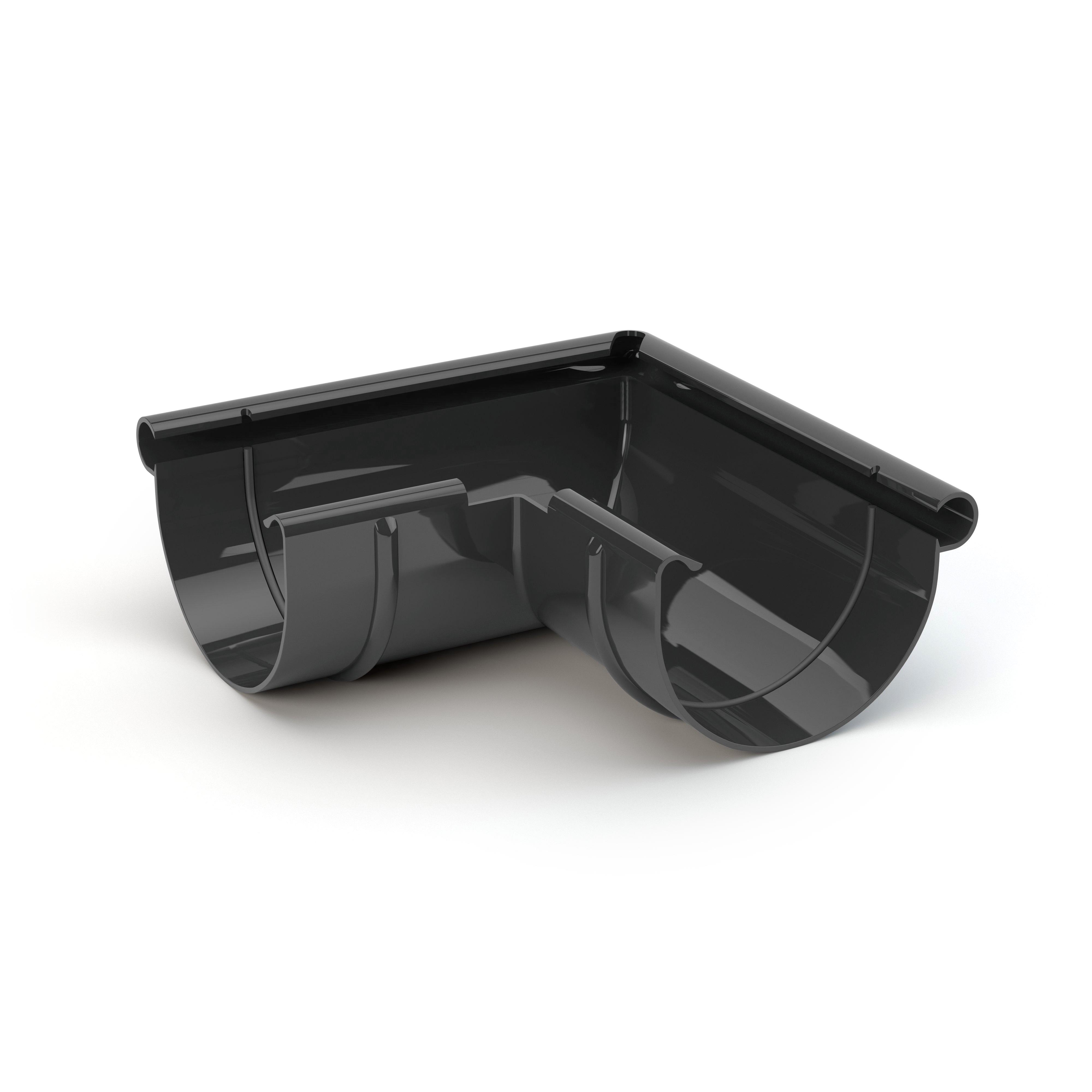 Кут ринви зовнішній Gamrat 90° 150 мм Графіт (314-324-180) - фото 2